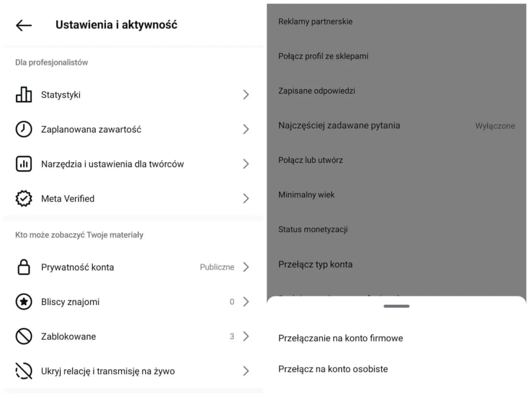Jak przełączyć się na konto osobiste Instagram i uniknąć utraty danych